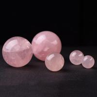 quartz rose sphère de boule, Rond, normes différentes pour le choix, rose, Vendu par PC