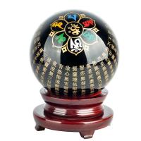 obsidian Ball Sphere, Pyöreä, erikokoisia valinnalle, musta, Myymät PC