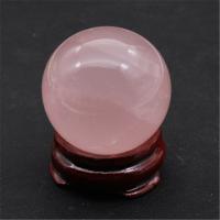 quarzo rosa Ball sfera, Cerchio, formato differente per scelta, rosa, Venduto da PC