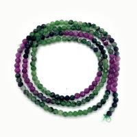 Ruby in Zoisite Beads Round DIY & faceted mixed colors Sold Per Approx 14.96 Inch Strand