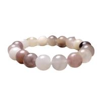 Lighter Imperial Jade Bracelet, polished, different styles for choice, mixed colors, Length:6.7 Inch, Sold By PC
