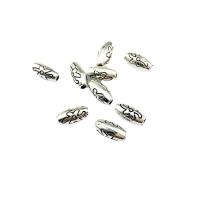 Brass Jewelry Beads antique silver color plated DIY nickel lead & cadmium free Sold By Bag