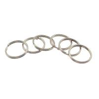 Нержавеющая сталь Split Ring, Нержавеющая сталь 304, Кольцевая форма, полируемая машина, DIY & Мужская, оригинальный цвет, 14mm, продается PC