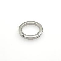 Zinc Alloy Spring Buckle Donut plated multifunctional & DIY & Unisex original color Sold By PC