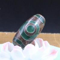 Natural Tibetan Agate Dzi Beads polished DIY 30mm Sold By Bag