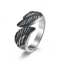 Палец кольцо из нержавеющей стали, Нержавеющая сталь 304, полированный, ювелирные изделия моды & Мужская & разный размер для выбора, 12mm, продается PC