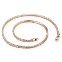 Stainless Steel Necklace Chain 304 Stainless Steel Chain Stick plated Unisex Sold By PC