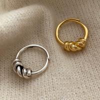 925 sterling zilver Open Finger Ring, plated, verstelbaar & voor vrouw, meer kleuren voor de keuze, Maat:6-8, Verkocht door PC