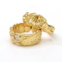 Brass δάχτυλο του δακτυλίου, Ορείχαλκος, χρώμα επίχρυσο, κοσμήματα μόδας & για άνδρες και γυναίκες & διαφορετικά στυλ για την επιλογή, νικέλιο, μόλυβδο και κάδμιο ελεύθεροι, Sold Με PC