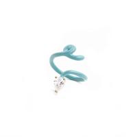 Cubique anneau en laiton Circonia Micro Pave, Réglable & pavé de micro zircon & pour femme, couleurs mélangées, 17mm, Vendu par PC