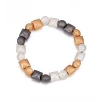Tibetan Style Bracelet, for woman, more colors for choice, 8mm, Length:17 cm, Sold By PC