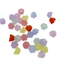 Akryl Bead Cap, Flower, du kan DIY, flere farver til valg, 7x10mm, Ca. 1900pc'er/Bag, Solgt af Bag