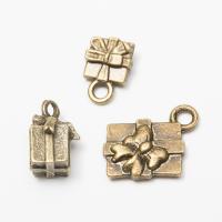 Zinc Alloy Pendants gift shape antique bronze color plated vintage & DIY nickel lead & cadmium free Approx Sold By Bag