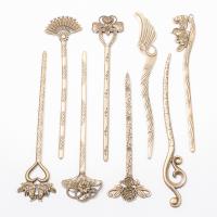 Hair Stick, Tibetan Style, antique bronze color plated, vintage & DIY, more colors for choice, nickel, lead & cadmium free, Approx 100PCs/Bag, Sold By Bag