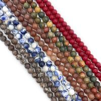 Perles de pierres précieuses mixtes, pierre gemme, Rond, DIY & différents matériaux pour le choix & normes différentes pour le choix, plus de couleurs à choisir, Vendu par Environ 14.96 pouce brin