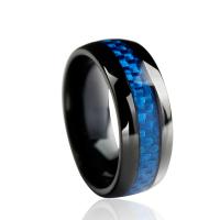 Stainless Steel Finger Ring, 304 Stainless Steel, black ionic, fashion jewelry & polished & Unisex & different size for choice, Sold By PC