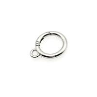 Zinc Alloy Spring Buckle Round multifunctional & DIY & Unisex original color Sold By PC
