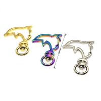 Zinc Alloy Key Clasp Setting Dolphin plated multifunctional & DIY & Unisex Sold By PC