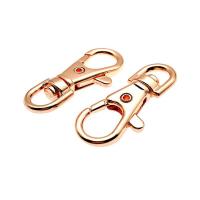 Zinc Alloy Bag Lobster Buckle Vacuum Ion Plating multifunctional & DIY & Unisex rose gold color Sold By PC