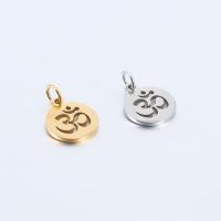 Stainless Steel Pendants 304 Stainless Steel polished fashion jewelry & DIY Sold By Bag