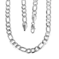 Zinklegierung Halskette Gliederkette, Stock, plattiert, unterschiedliche Länge der Wahl & unisex, keine, frei von Nickel, Blei & Kadmium, 8mm, verkauft von PC