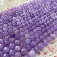 Natürliche Amethyst Perlen, rund, DIY, violett, verkauft per ca. 38 cm Strang