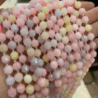 Morganite Beads, with Seedbead, Lantern, DIY & faceted, mixed colors, Sold Per Approx 38 cm Strand