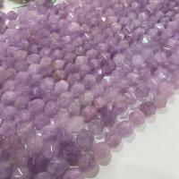 Natural Amethyst Beads, Star Cut Faceted & DIY, purple, Sold Per Approx 38 cm Strand