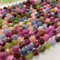 Turmalin Perle, Star Cut Faceted & DIY, farbenfroh, verkauft per ca. 38 cm Strang