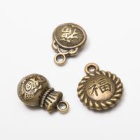 Tibetan Style Pendants, antique bronze color plated, vintage & DIY, more colors for choice, nickel, lead & cadmium free, Approx 200PCs/Bag, Sold By Bag
