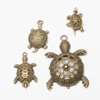 Zinc Alloy Animal Pendants Turtle antique bronze color plated vintage & DIY nickel lead & cadmium free Approx Sold By Bag