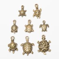 Zink Alloy Animal Hängen, Sköldpadda, antik brons färg klädd, Vintage & DIY, fler färger för val, nickel, bly och kadmium gratis, Ca 200PC/Bag, Säljs av Bag