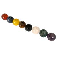 Mixed Gemstone Beads Natural Stone Round polished DIY nickel lead & cadmium free 10mm Sold By PC