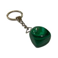 Gemstone Key Clasp, polished, different materials for choice & Unisex, more colors for choice, 45mm, Sold By PC