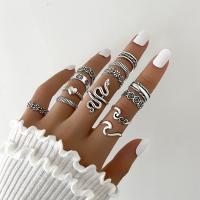 Zinc Alloy Ring Set 13 pieces & fashion jewelry & for woman original color nickel lead & cadmium free Sold By Set