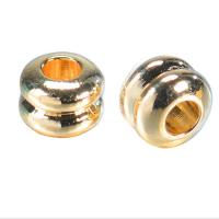 Brass Spacer Beads, Round, plated, DIY & different size for choice, more colors for choice, nickel, lead & cadmium free, Sold By PC
