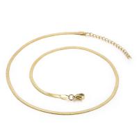 Stainless Steel Necklace Chain 304 Stainless Steel Chain Round plated & Unisex Sold By PC