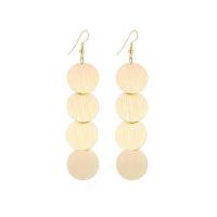 Zinc Alloy Drop Earrings plated for woman 112mm Sold By Pair