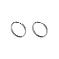 Tibetan Style Hoop Earring, plated, fashion jewelry & for woman, more colors for choice, nickel, lead & cadmium free, 23x3mm, Sold By Pair