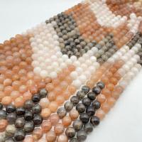 Mieszane Koraliki Gemstone, Kamień naturalny, Koło, DIY, mieszane kolory, sprzedawane na około 38 cm Strand