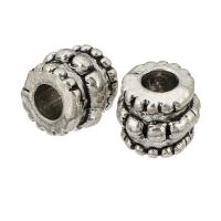 Perles intercalaires en alliage de zinc, DIY & noircir, couleur originale, 8x10x10mm, Trou:Environ 4mm, 100PC/lot, Vendu par lot