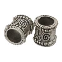Tibetan Style Spacer Beads, Round, DIY & blacken, original color, 14x13x13mm, Hole:Approx 9mm, 100PCs/Lot, Sold By Lot