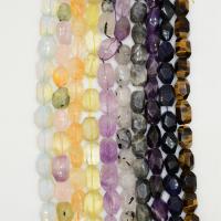Mixed Gemstone Beads, Natural Stone, DIY & different materials for choice & faceted, more colors for choice, 11x20mm, Sold Per Approx 40 cm Strand