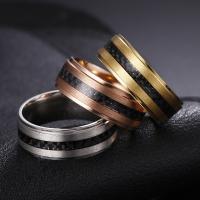 Палец кольцо из нержавеющей стали, Нержавеющая сталь 304, Другое покрытие, ювелирные изделия моды & Мужская & разный размер для выбора, Много цветов для выбора, продается PC