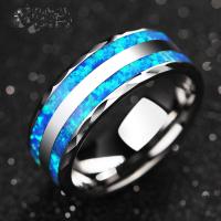Stainless Steel Finger Ring 304 Stainless Steel plated fashion jewelry & Unisex silver color Sold By PC