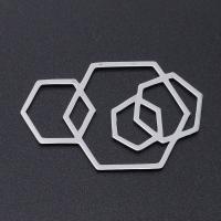 Stainless Steel Pendants 201 Stainless Steel Geometrical Pattern Vacuum Ion Plating fashion jewelry & polished & DIY & Unisex Sold By Bag