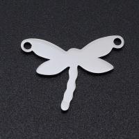 Stainless Steel Connector 201 Stainless Steel Dragonfly Vacuum Ion Plating fashion jewelry & polished & DIY & Unisex Sold By Bag