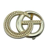Tibetan Style Leather Band Clasp, gold color plated, gold, nickel, lead & cadmium free, 44x32x3mm,25mm, Sold By PC