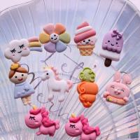 Mobile Phone DIY Decoration, Resin, Cartoon, hand drawing, different size for choice, more colors for choice, 1.0-2.5cm, Sold By PC