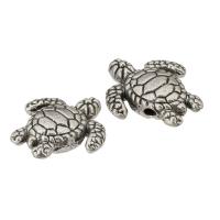 Tibetan Style Spacer Beads, Turtle, DIY & blacken, original color, 16x18x5mm, Hole:Approx 2mm, 100PCs/Lot, Sold By Lot